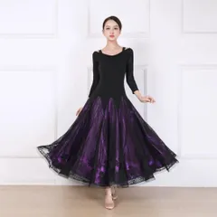 華やか刺繍ワンピース◆練習からダンスパーティー、発表会まで使える！