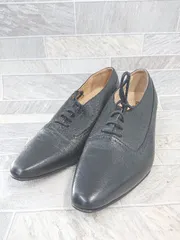 ◇ Θ cava cava サヴァサヴァ レースアップ ローヒール パンプス サイズ23.0cm ブラック系 レディース E  【1507230002891】