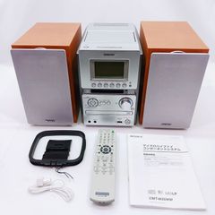 SONY CD MD コンポ CMT-M35WM シルバー ソニー