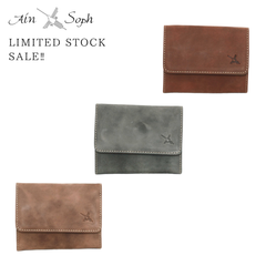 【30％OFF】Ain Soph(アインソフ)HPレザー　ミニ財布　DA1585-HP