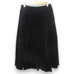 コムデギャルソンベロアスカート COMME des GARCONS（コムデギャルソン） ブレード装飾ベロアスカート