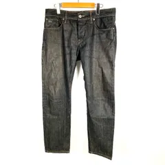 ジースターロウ G-Star RAW 3301 デニムパンツ ジーンズ ボトムス レザーパッチ ロゴ刺繍 グレー系 灰色 33 のサムネイル