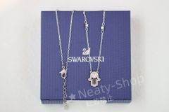 💗新品💗Swarovski  ファッショシルバーの悪魔の目手のひらの美しい鎖骨ネックレス