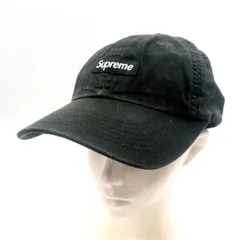 Supreme  シュプリーム　ロゴキャップ　ブラック　USA製　頭囲53～57cm フリーサイズ