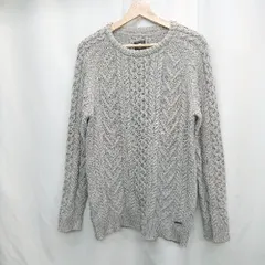 ◇ ⊆ エレメント カジュアル 長袖 ニットセーター サイズM グレー系 メンズレディース E  【1505220006270】