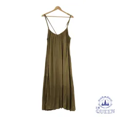 【訳アリ】 ROPE' PICNIC ロペピクニック ワンピース キャミソール お洒落 カジュアル ロング丈 レディース カーキ 38 901-11638 送料無料 古着