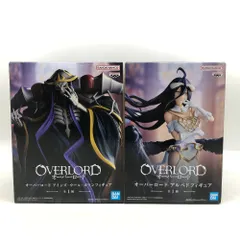 04w3570●【未開封】オーバーロード プライズ フィギュア 2種セット [ アインズ・ウール・ゴウン フィギュア / アルベド フィギュア ] 【中古品】