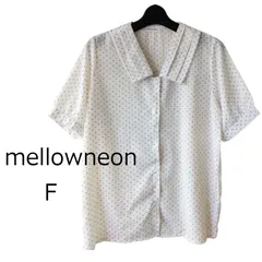 【美品】 mellowneon メロウネオン シャツ ブラウス  F ドット 春服のサムネイル