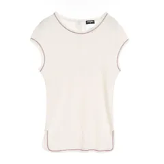 シャネル CHANEL ニット ココマークボタン P42945K04341 コットン カシミヤ ノースリーブ ニット レディース Used Aのサムネイル