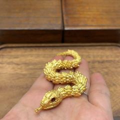 銅 細工 吉祥竜 置物 金龍 開運 風水 招財 装飾品 工芸品 銅 細工 龍如意 開運 風水 招財 置物 工芸品 - メルカリ