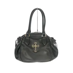 クロムハーツ CHROME HEARTS SQRRY JO FILI SM スクローリー フィリグリークロス レザーボストンバッグ 鞄 ブラック 黒のサムネイル