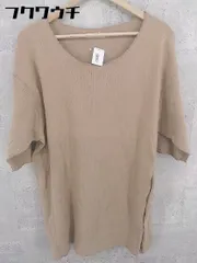 ◇ FREAK'S STORE フリークスストア 半袖 ミニ チュニック ワンピース サイズF ベージュ レディース 【中古】 【1002802244803】