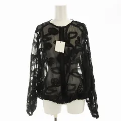 ザラ ZARA タグ付き ブルゾンジャケット シアー ジップアップ M 黒 ブラック 3046516800 /EE