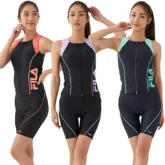 フィラ FILA 314-601 フィットネス水着 レディース水着 ジップアップセパレート タンキニ 314601　