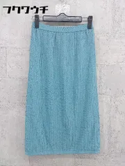 ◇ PINORE ピノーレ 膝下丈 フレア スカート ブルー系 レディース 【中古】 【1002801446406】