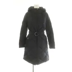 ローレンラルフローレン LAUREN RALPH LAUREN キルティング ダウンコート アウター フード付き ベルト付き XXS 紺 ネイビー /YQ ■OSのサムネイル