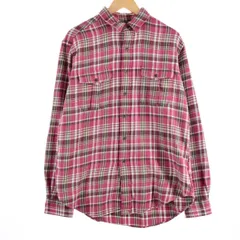 古着 ラルフローレン Ralph Lauren POLO by Ralph Lauren チェック柄 長袖 フランネルシャツ メンズXL /eaa318363