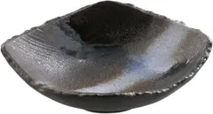 テーブルウェアイースト 小鉢 16.5cm 和食器 変形菱型 黒海