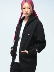 Champion (チャンピオン) 裏起毛 ワンポイント フルジップ パーカー
