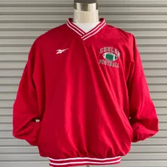 【90's】Reebok ナイロンプルオーバー　Ｖジャン　ウォームアップジャケット　リーボック　USA古着