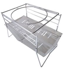 新品 tokyocamp 中華鍋ロストル 東京キャンプ 焚き火台 グリドル 中華鍋 ステンレス 焚き火 焚火 東京キャンプ焚き火台 スピット 焼き網 五徳 ロストル