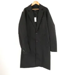 ★美品1piu1uguale3チェスターコート/黒 30%OFFセール170,500円→119,350円】 1piu1uguale3 ウノピゥ