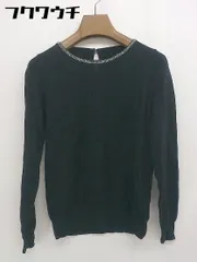 ◇ green label relaxing UNITED ARROWS 長袖 ニット セーター サイズ38 ブラック レディース  【1109150003264】