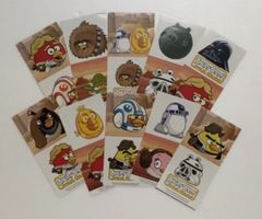 USA直輸入品スターウォーズ/アングリーバードステッカー10枚セット【送料無料】