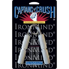IRONMIND キャプテンズ・オブ・クラッシュ ハンドグリッパー No.1 アルミニウム シルバー (140 lb. 約63kg)