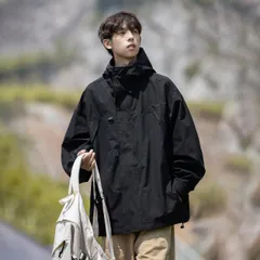 種類67：XL/A：2305-ブラックレギュラー  メンズ ファッション 服 男性用 オシャレ シンプル 大人 かっこいい 大きいサイズ ストリート 紳士服 黒 ジャケット 秋冬 厚手 綿服 機能的 ワークウェア ウイブレーカー