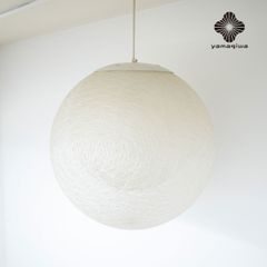 【中古品】yamagiwa ヤマギワ MAYUHANA マユハナ ペンダント ライト 吊り下げ 照明 2010年製 グラスファイバー ホワイト 伊東豊雄 定価8万