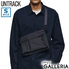 アントラック ショルダーバッグ メンズ レディース UNTRACK サコッシュ 斜めがけ 小さめ 軽い ブランド 横型 おしゃれ かっこいい 撥水 60022 ネイビー