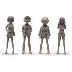 【新品】プラモデル カバさんチームフィギュアセット 「ガールズ＆パンツァー」 1/35 レジンキット