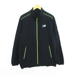 ニューバランス NEW BALANCE 012-2120001 ジャンパー ブルゾン ウィンドブレーカー 長袖 ジップアップ ロゴ 6 ブラック ゴルフウェア ※EKM