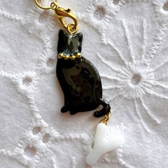 売れました　おじさん猫ストラップ　レジン ねこに転生したおじさん – サンキューマート