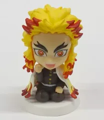 【中古】トレーディングフィギュア 煉獄杏寿郎(正座ver.) 「アニキャラヒーローズ 鬼滅の刃 vol.2」 もちもちマスコットストア限定 BOX購入特典