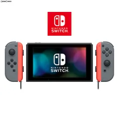 (本体)マイニンテンドーストア限定 Nintendo Switch(ニンテンドースイッチ) カスタマイズ Joy-Con(L)/(R) グレー Joy-Conストラップ ネオンレッド(HAC-S-KAYAA) 任天堂