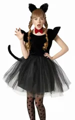 プティシャノワール Ladies [黒猫 コスプレ コスチューム 女性用 ネコ 衣装 仮装 レディース ネコ ハロウィン 女性 衣装]【872474】