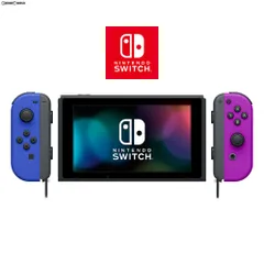 (本体)マイニンテンドーストア限定 (新型)Nintendo Switch(ニンテンドースイッチ) カスタマイズ Joy-Con(L) ブルー/(R) ネオンパープル Joy-Conストラップ ブラック(HAD-S-KAYAA) 任天堂