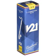 バンドーレン バスクラリネットリード V21 硬さ : 3-1/2 (5枚入り)のサムネイル