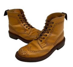 Trickers Country Boots, Acorn Antique, Wingtip, L5180, Women's Shoes, Boots, Brown, Size 5, Fitting 4, 101sh-2119