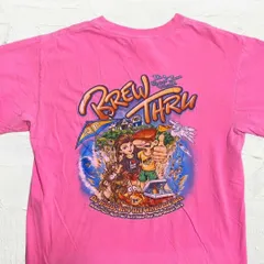 半袖 ユーズドKGR ピンク brew thru ストリート サーフ ビーチ Tシャツ     500 p20