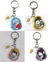 【中古】キーホルダー 全4種セット 「呪術廻戦 懐玉・玉折 トレーディング2連アクリルキーホルダー～めんそーれver.～」