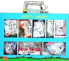 【中古】ハッピーセット スヌーピー・スポーツ コレクターキット(8種セット) 2002年 マクドナルド 第7回 Happy Meal Toyグッズ