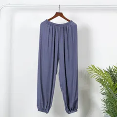 ☆ ブルー ☆ ジョガーパンツ ロングパンツ レディース ジョガーパンツ ロングパンツ レディース サルエルパンツ カジュアルパンツ 部屋着 ルームウェア ヨガパンツ ジョガー サルエル ヨガ カジュアル ゆったり ロング ロング丈 薄手 涼しい