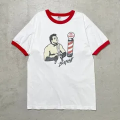 BRUTUS "THE BARBER" BEEF CAKE プロレスラー リンガーTシャツ メンズL 
