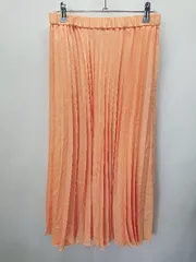 ◇ INDIVI インディヴィ ロング丈 フレア スカート サイズ38 オレンジ レディース E  【1405140006674】