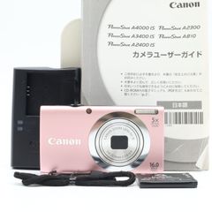 ★美品★ CANON キヤノン PowerShot A2400IS ピンク