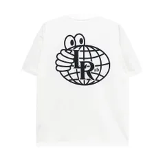 LAST RESORT AB T-SHIRT ラストリゾートエービー Tシャツ ATLAS MONOGRAM WHITE/BLACK　スケートボード スケボー
