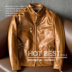 3L【新品】18万円上質ナッパオイルレザージャケットハイデザイン